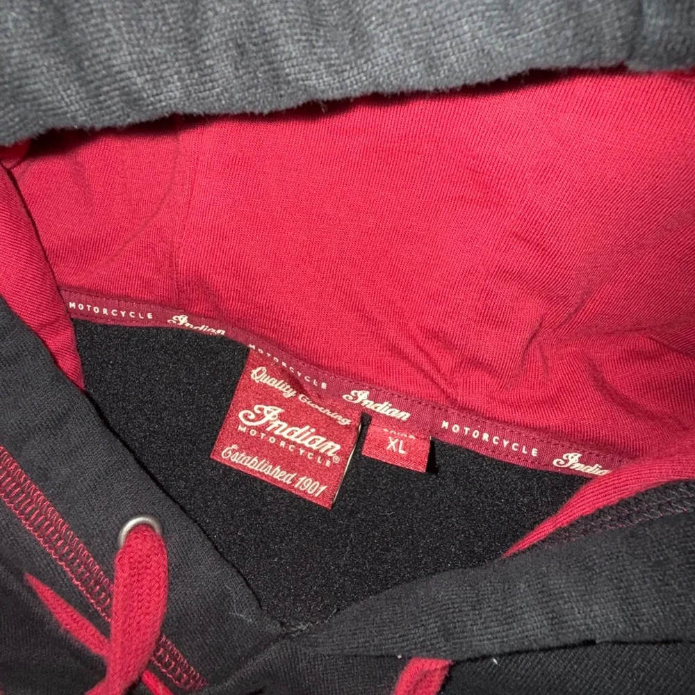 Indian Motorcycle Black Hoodie - Picture 3 of 4